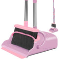 kelamayi Broom and Dustpan Set for Home，Broom and Dustpan Set, Broom Dustpan Set, Broom and Dustpan Combo for Office, Indoor&Outdoor Sweeping, Stand Up Broom and Dustpan (Gray&Yellow)