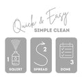 Quick Shine 2 Pack Smart Combo- Includes 1 Multi Surface Floor Cleaner 27oz & 1 Multi Surface Floor Finish 27oz | Use on Hardwood, Laminate, Luxury Vinyl Plank, Tile & Stone | Safer Choice Formulas