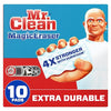 Mr. Clean Magic Eraser, Extra Durable Pro Version, Shoe, Bathroom, and Shower Cleaner, Cleaning Pads with Durafoam, 10 Count