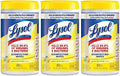 Lysol Disinfectant Wipes, Multi-Surface Antibacterial Cleaning Wipes, For Disinfecting and Cleaning, Lemon and Lime Blossom, 80 Count (Pack of 4)