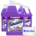 Number 1 In Service Fabolouso Makes 64 Gallons Lavender Purple Liquid Multi-Purpose Professional Household Non Toxic Fabolouso Hardwood Floor Cleaner Refill Wallet Tissue pack (2 Pack)