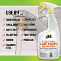 CLR Calcium, Lime & Rust Remover, Blasts Calcium, Dissolves Lime Deposits, Zaps Stubborn Rust Stains and Hard Water Deposits, 26 Ounce Spray Bottle (Pack of 2)