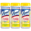 Lysol Disinfectant Wipes, Multi-Surface Antibacterial Cleaning Wipes, For Disinfecting and Cleaning, Lemon and Lime Blossom, 80 Count (Pack of 4)