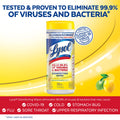 Lysol Disinfectant Wipes, Multi-Surface Antibacterial Cleaning Wipes, For Disinfecting and Cleaning, Lemon and Lime Blossom, 80 Count (Pack of 4)