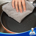 MR.SIGA Microfiber Cleaning Cloth, All-Purpose Microfiber Towels, Streak Free Cleaning Rags, Pack of 12, Black, Size 32 x 32 cm(12.6 x 12.6 inch)